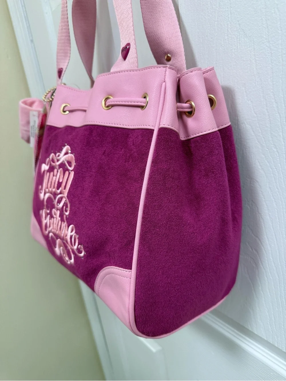 NWT Juicy Couture Sugar Rush Daydreamer Tote in Flamingo (Pink)